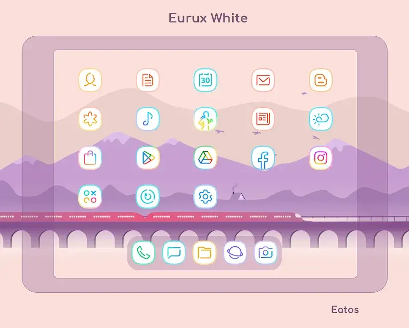 Eurux White - Icon Pack screenshot 5