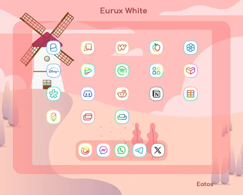 Eurux White - Icon Pack screenshot 6