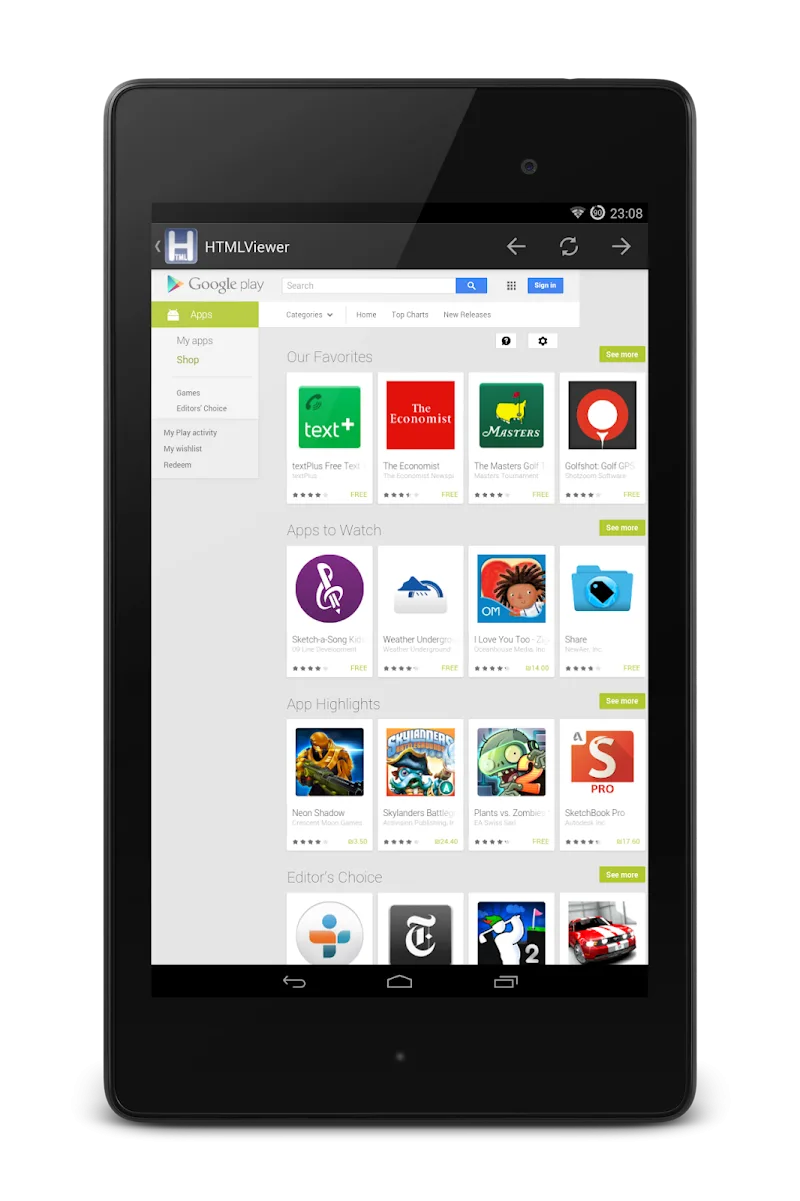 Tangkapan layar HTML Viewer 6