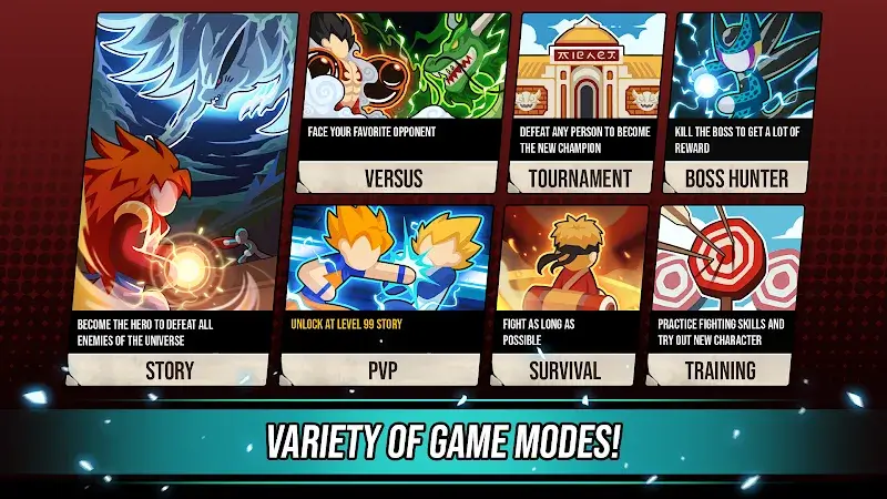 Super Stickman Dragon Warriors MOD APK screenshot 6