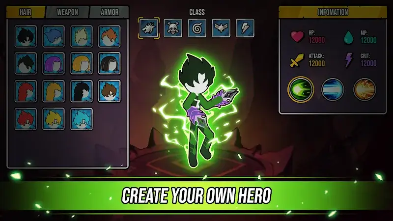 Super Stickman Dragon Warriors MOD APK screenshot 4