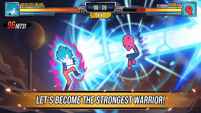 Super Stickman Dragon Warriors MOD APK screenshot 1