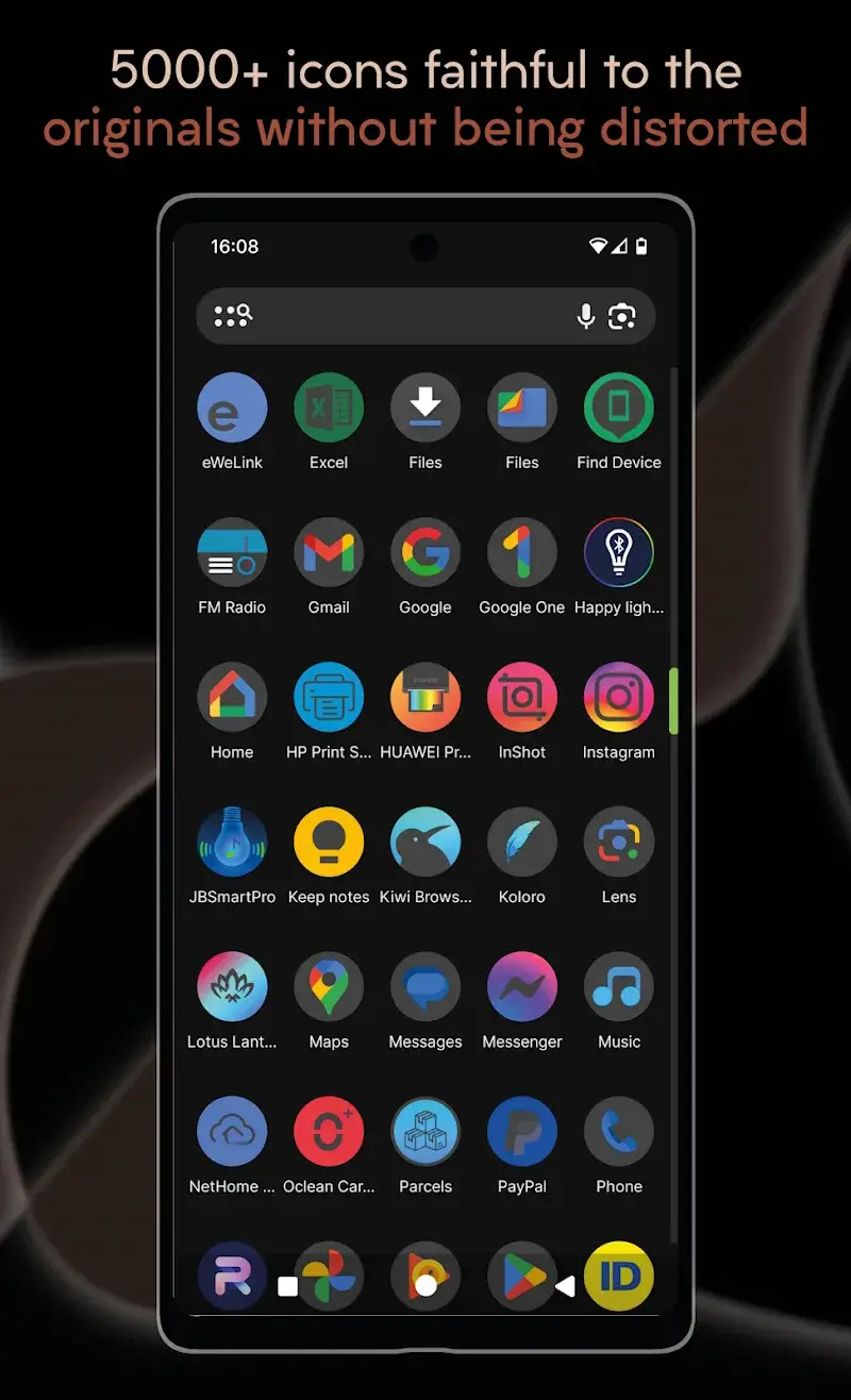 Capture d'écran 3 de Darkful - Icon Pack