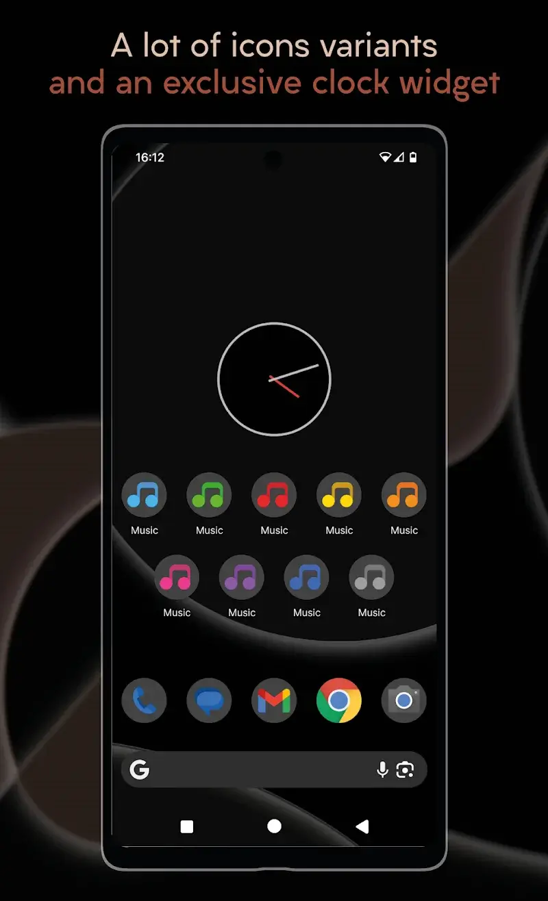 Capture d'écran 6 de Darkful - Icon Pack