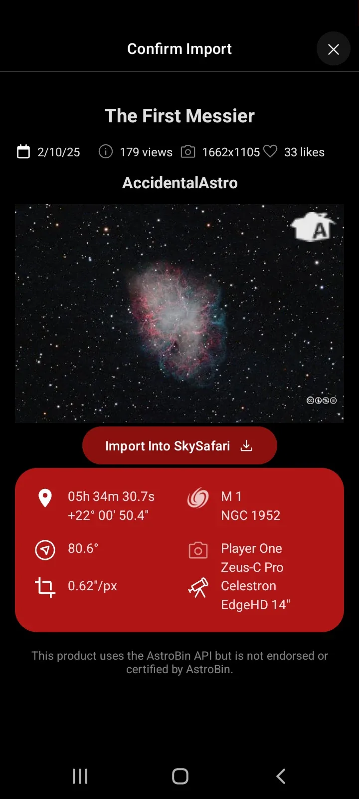 Capture d'écran 5 de SkySafari 8 Pro