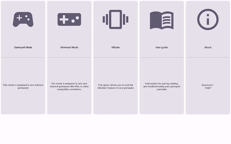 Gamepad Tester Lite Screenshot 5