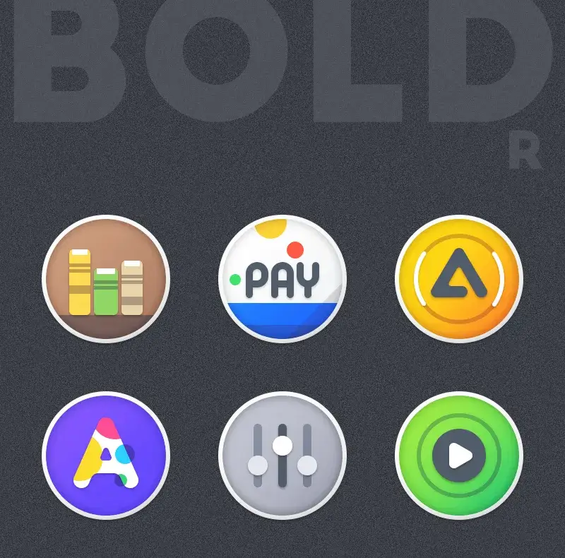 Boldr: Icon Pack Screenshot 2