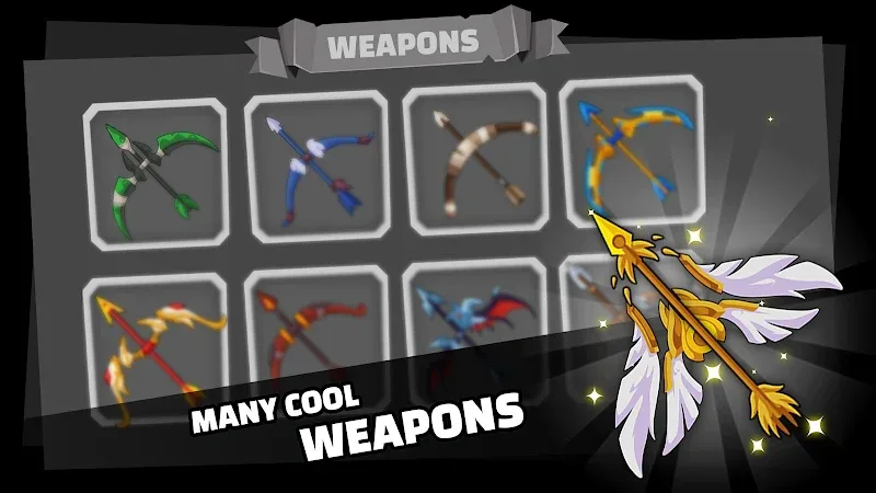 Capture d'écran du gameplay de Stickfight Archer 3
