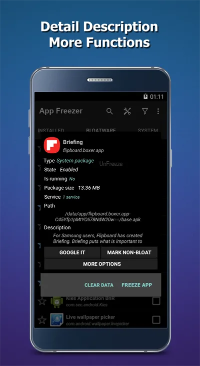 App Freezer screenshot 2