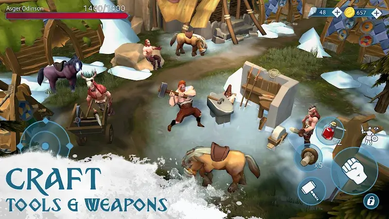 Screenshot gameplay Vinland Tales 5