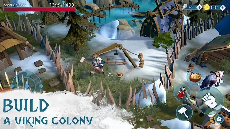 Screenshot gameplay Vinland Tales 2