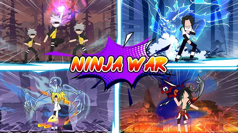 Tangkapan layar 4 Stickman Shinobi Fighting