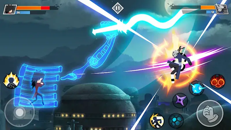 Tangkapan layar 3 Stickman Shinobi Fighting