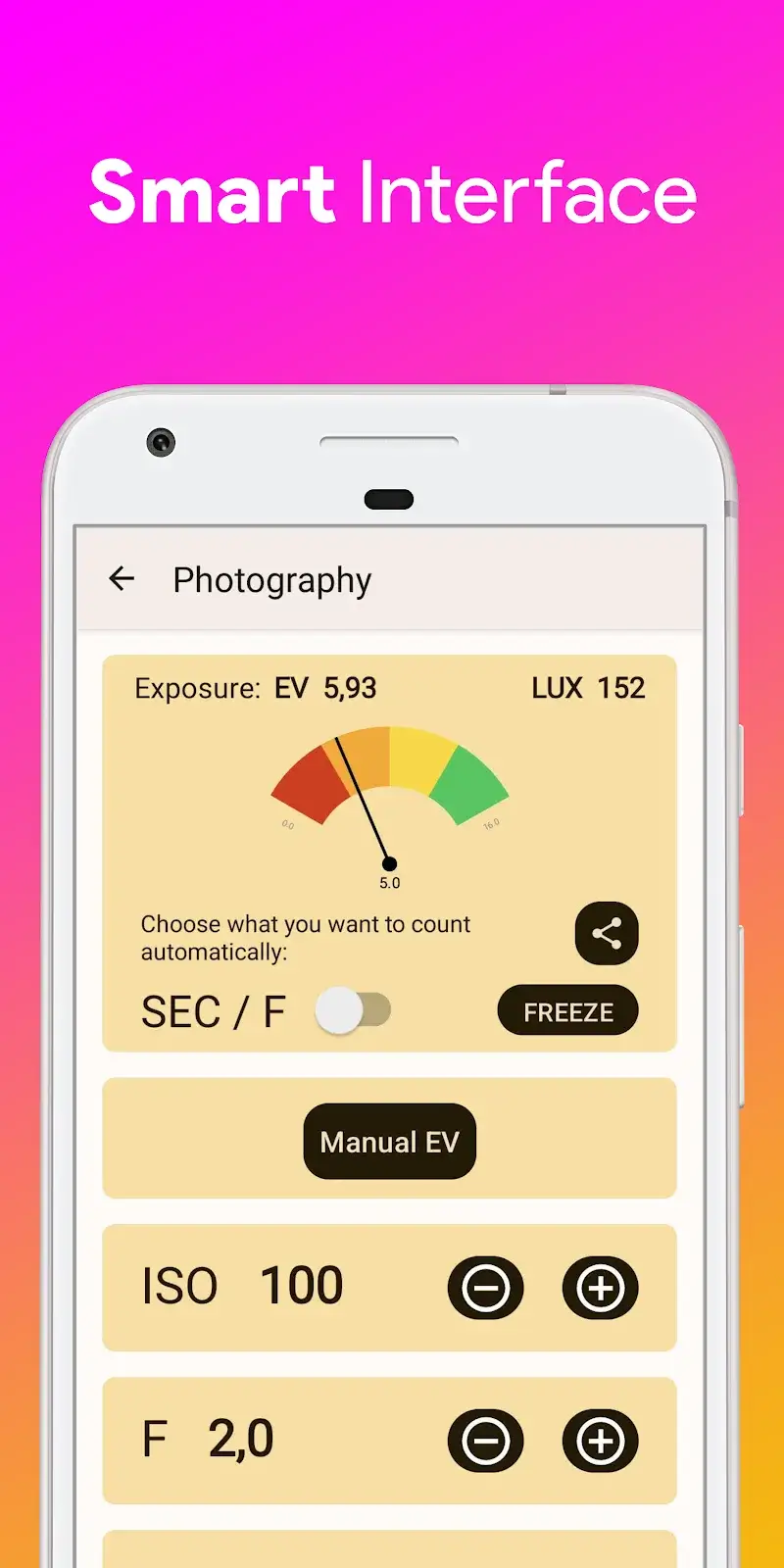 Lux Light Meter Photometer PRO - Screenshot 4