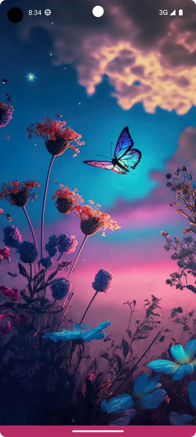 Captura de tela 4 do app Girly Wallpapers for Girls