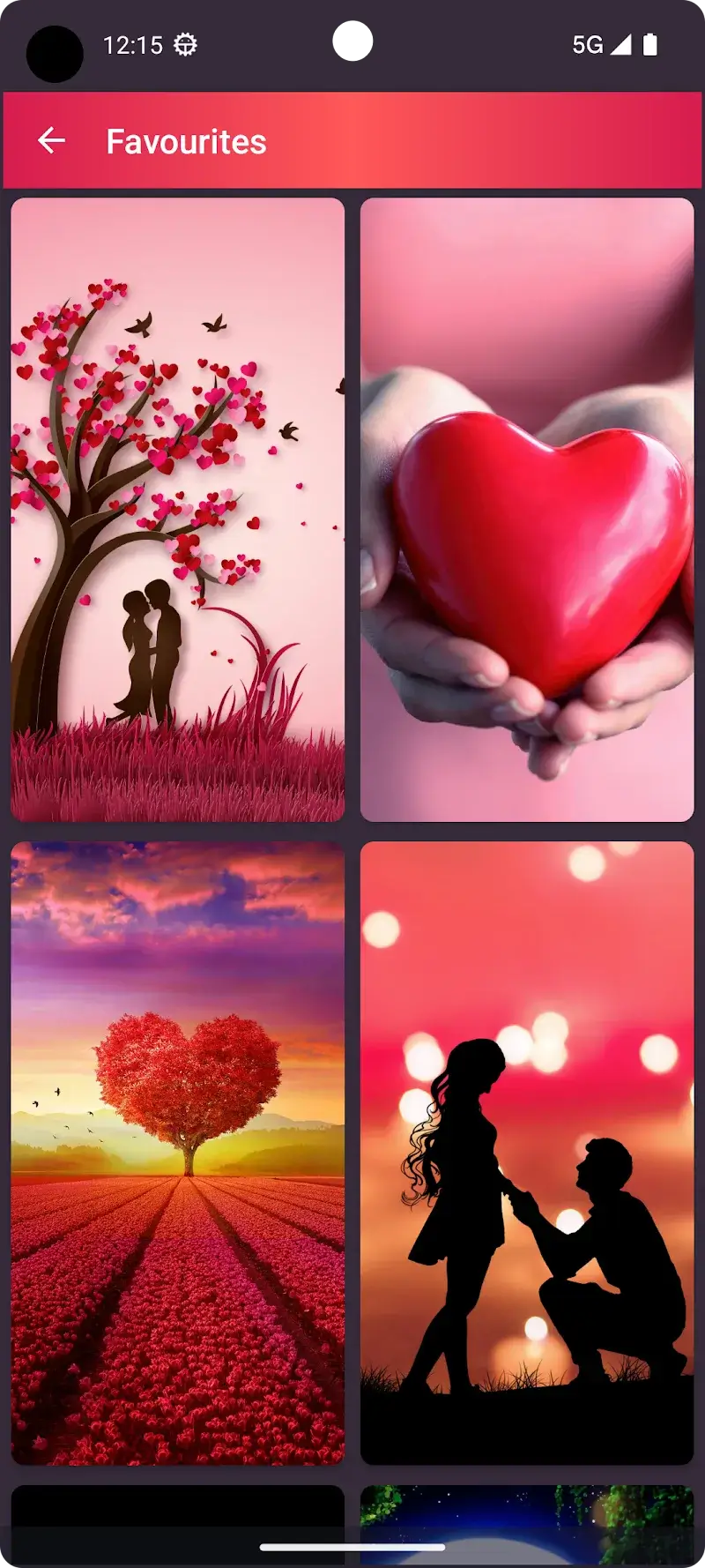 Love Wallpapers screenshot 1