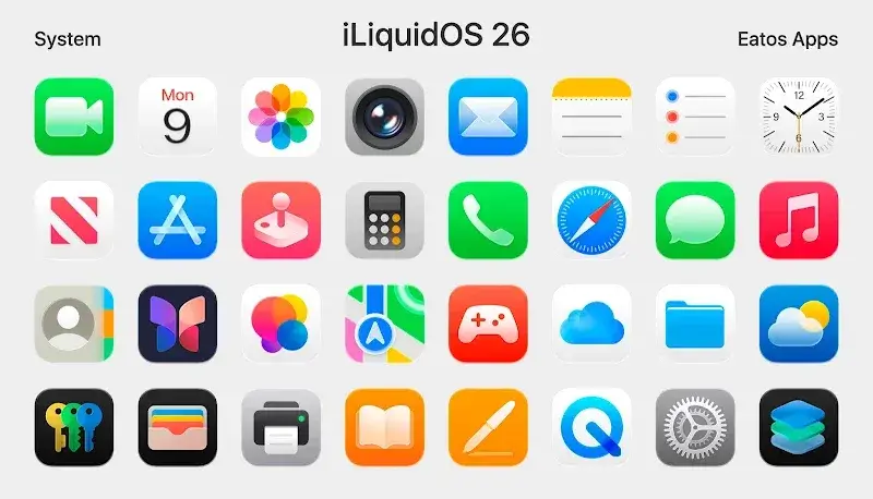 iLiquidOS 26 - Icon Pack screenshot 1