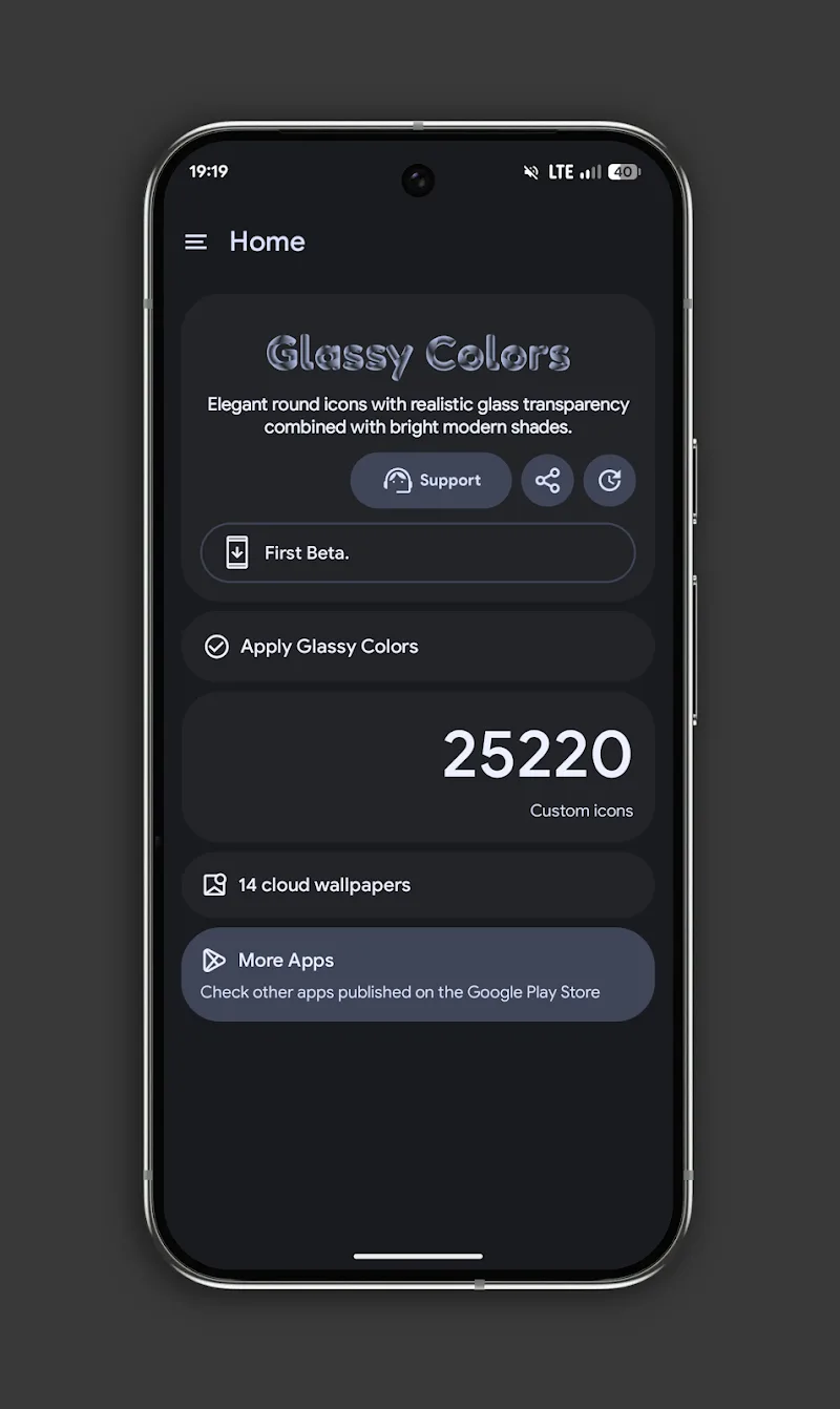 Glassy Colors Icons screenshot 4