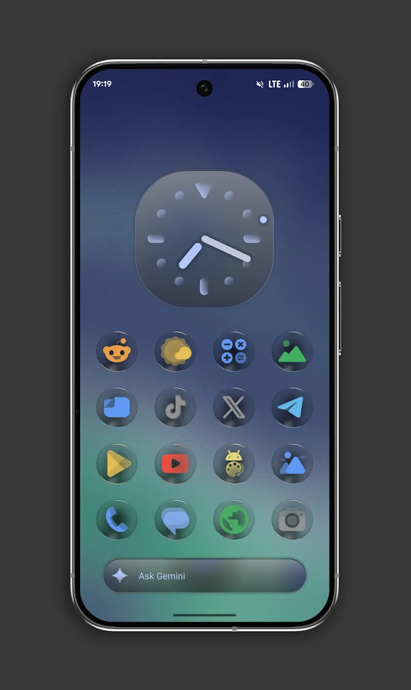 Glassy Colors Icons screenshot 2