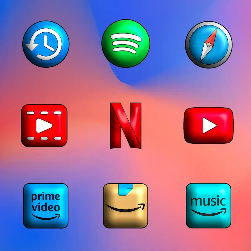 Tangkapan Layar 5 dari Pixly Limitless 3D – Icon Pack