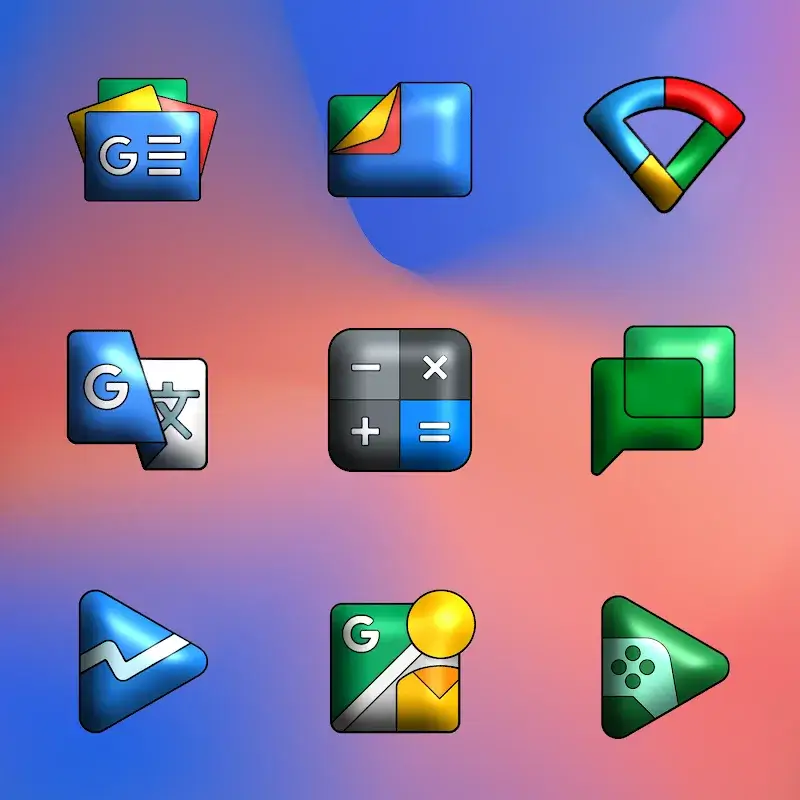 Tangkapan Layar 6 dari Pixly Limitless 3D – Icon Pack
