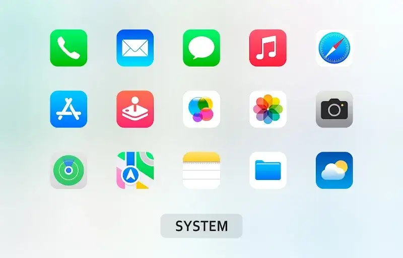 iPear 18 - Icon Pack capture d'écran 2