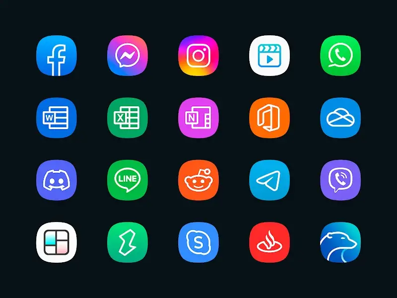 Captura de tela 4 do Delux - Icon Pack