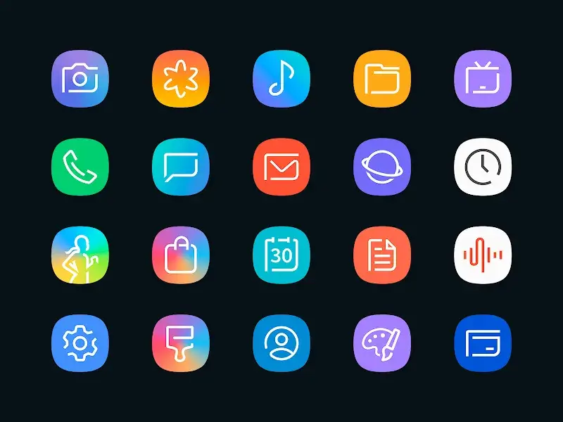 Captura de tela 2 do Delux - Icon Pack