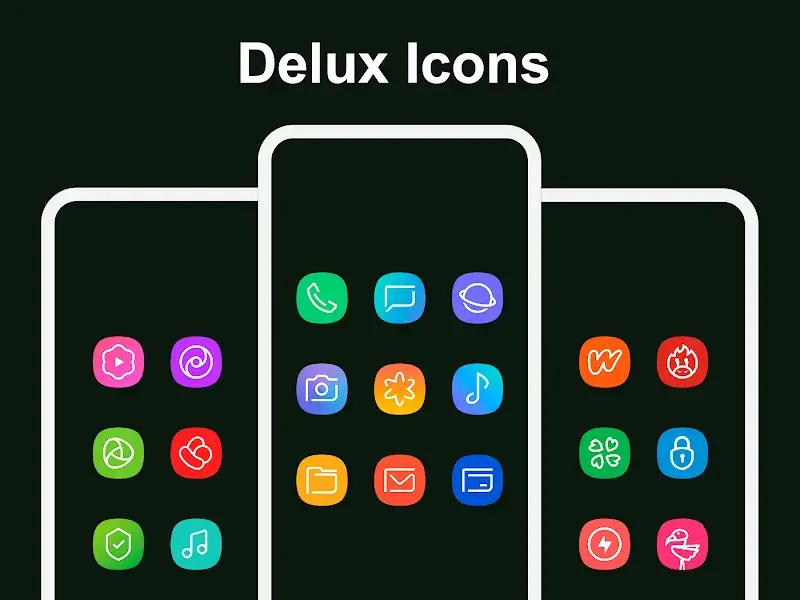 Captura de tela 1 do Delux - Icon Pack