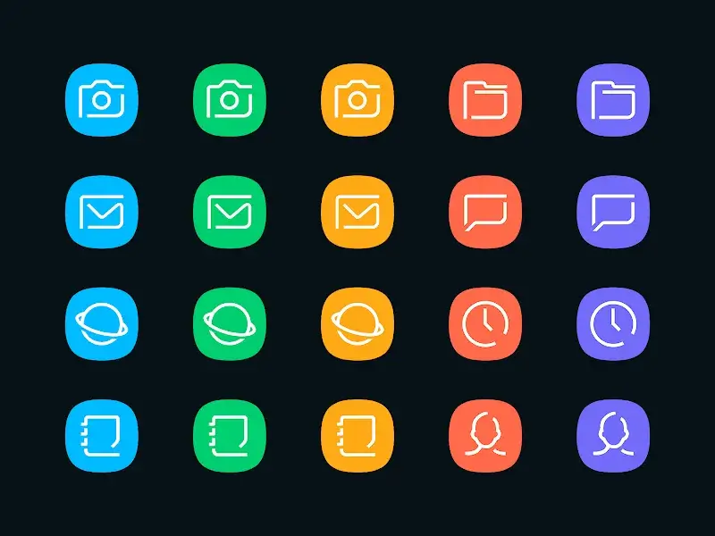 Captura de tela 5 do Delux - Icon Pack