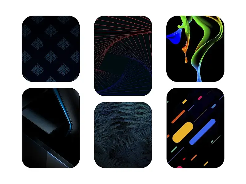 Tangkapan layar pratinjau Blaux Black – Icon Pack MOD APK 6