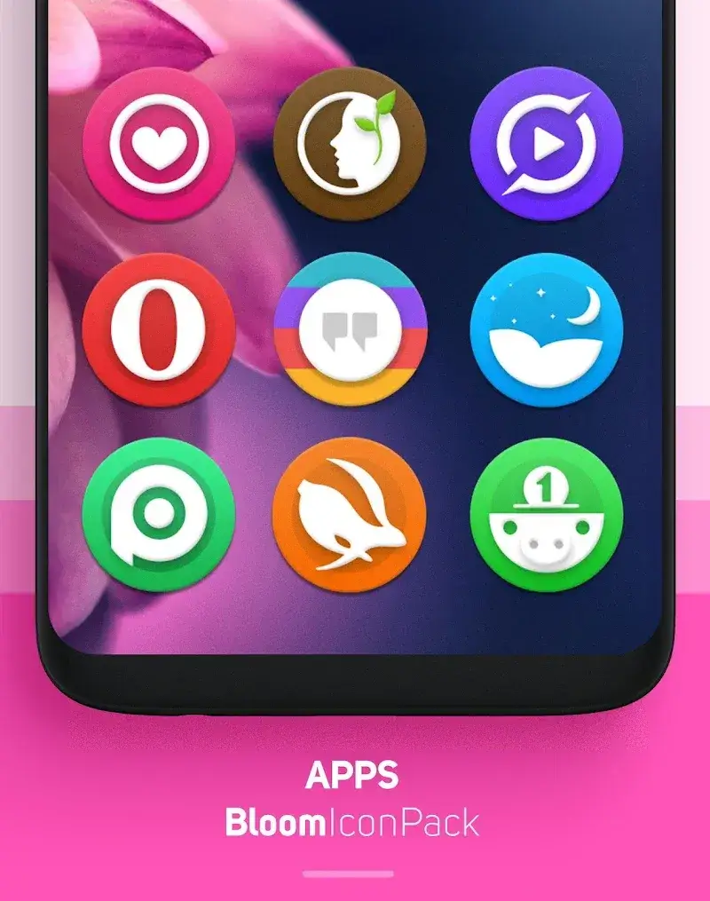 Gambar pratinjau Bloom Icon Pack 4