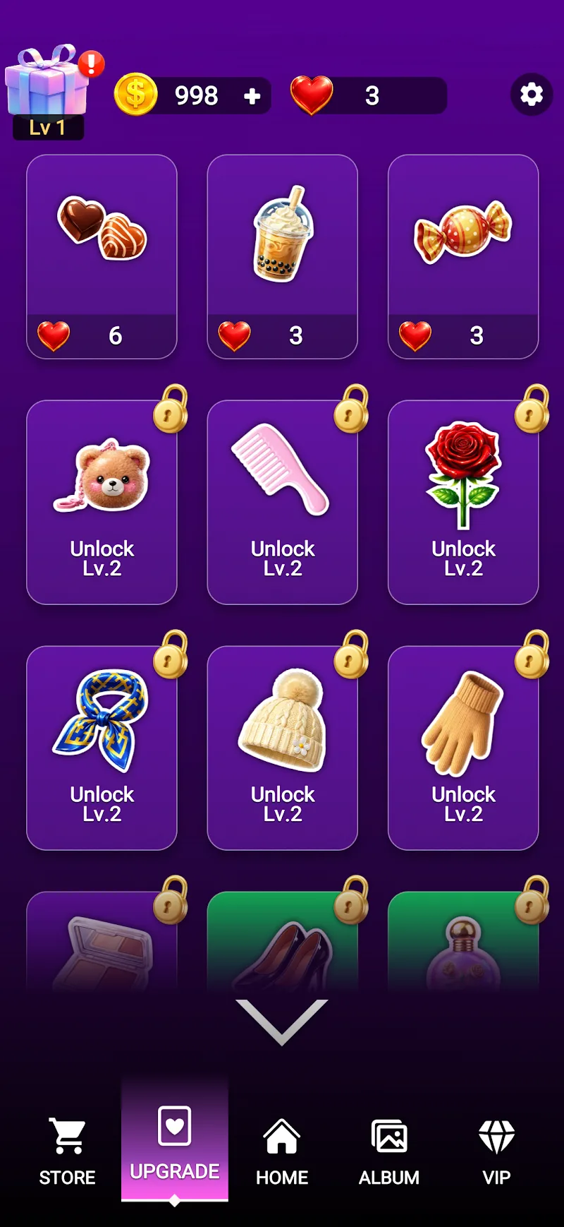Screenshot Blush Tiles Live 2