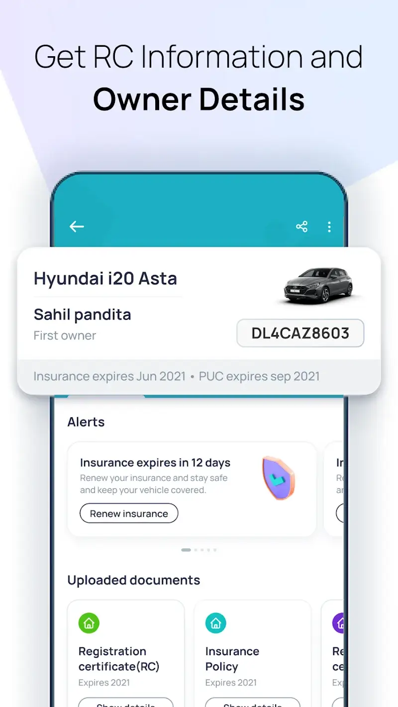 CarInfo - RTO Vehicle Information screenshot 2