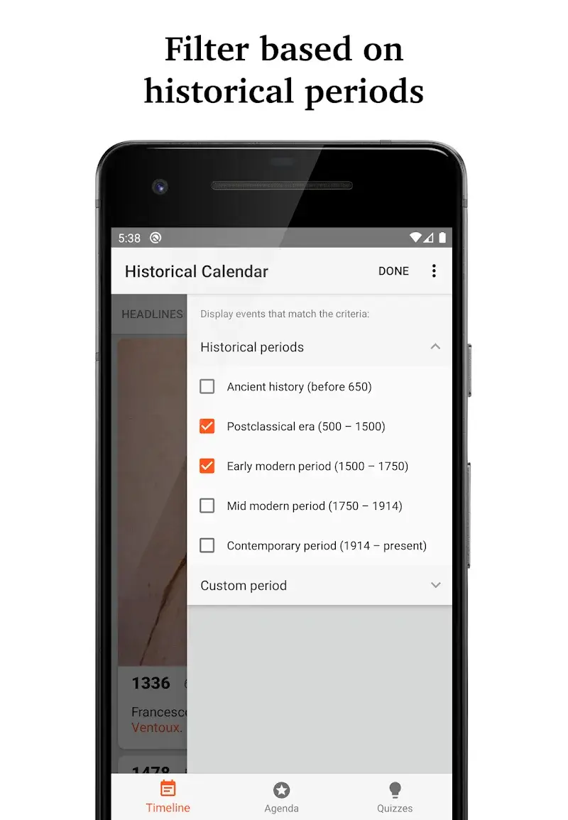 Historical Calendar MOD APK screenshot 5