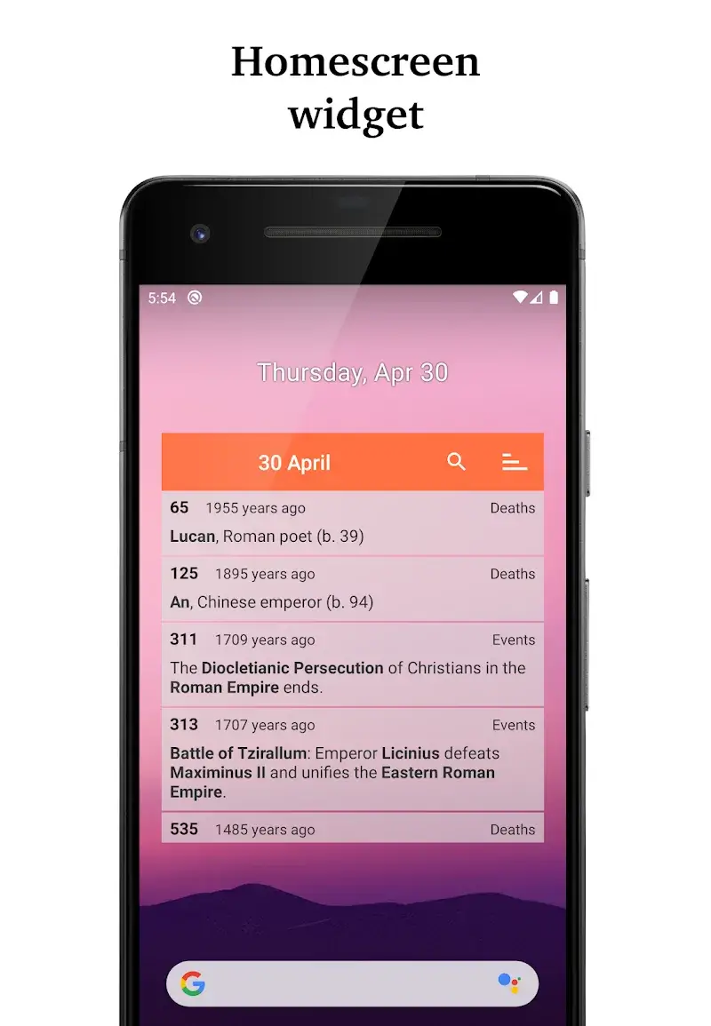 Historical Calendar MOD APK screenshot 6