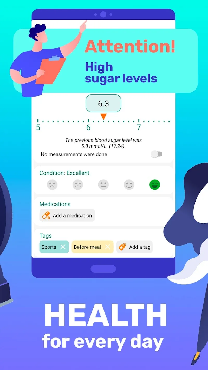 Captura de pantalla 4 de Glucose Tracker