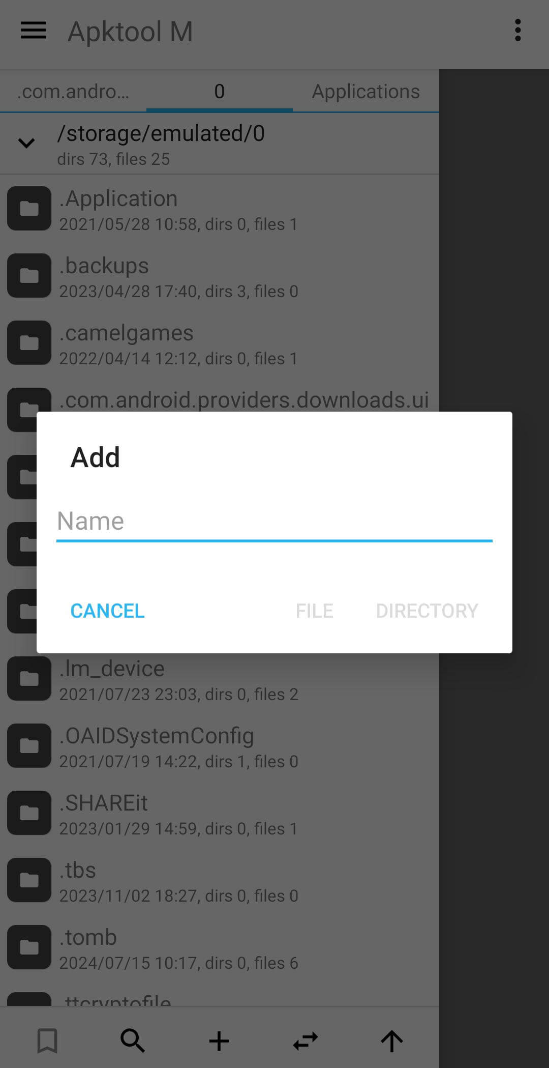Capture d'écran Apktool M 1