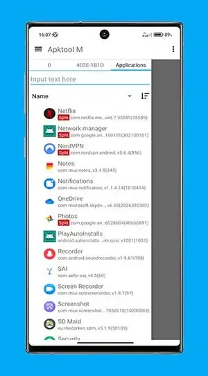 Capture d'écran Apktool M 2