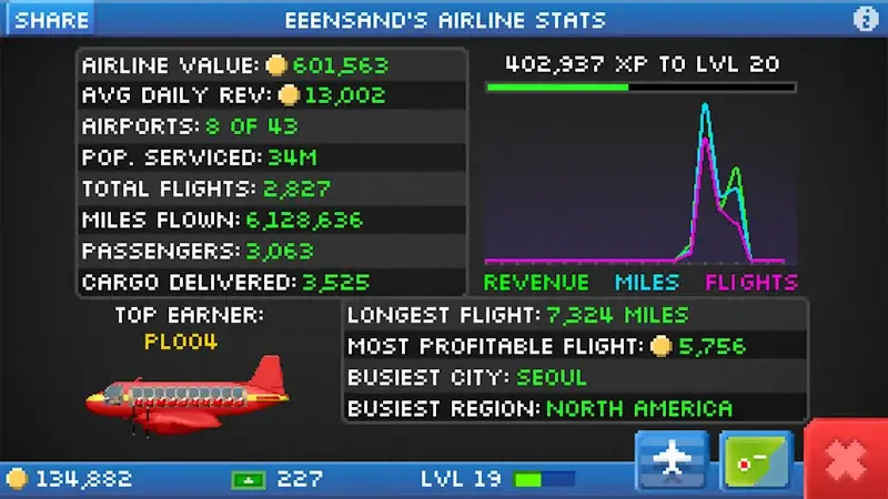Capture d'écran Pocket Planes 5