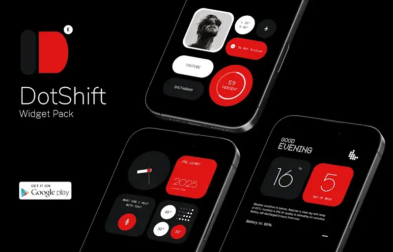 DotShift Widgets For KWGT screenshot 1