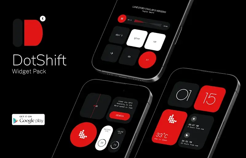 DotShift Widgets For KWGT screenshot 4