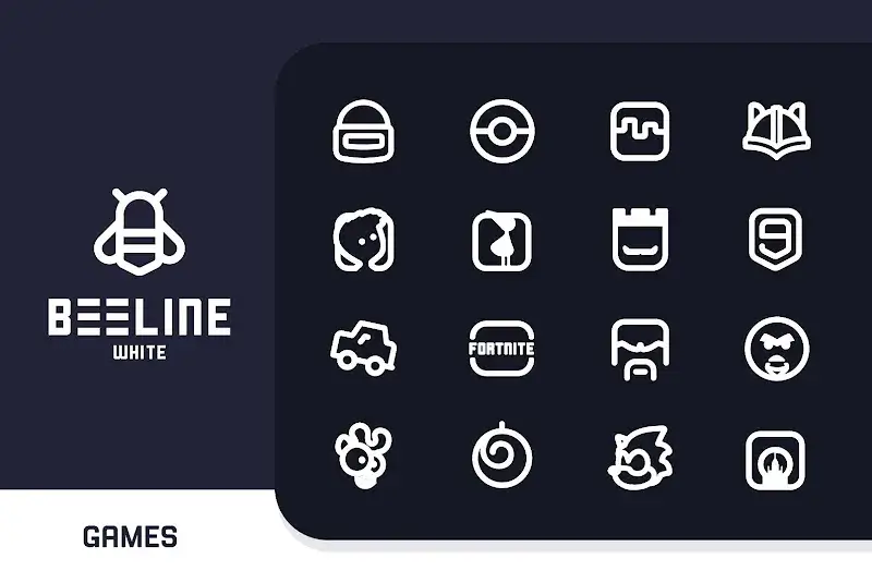 Capture d'écran BeeLine White Iconpack 4