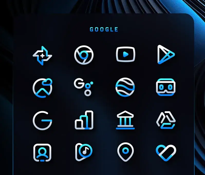 Captura de tela 5 do BlueLine IconPack
