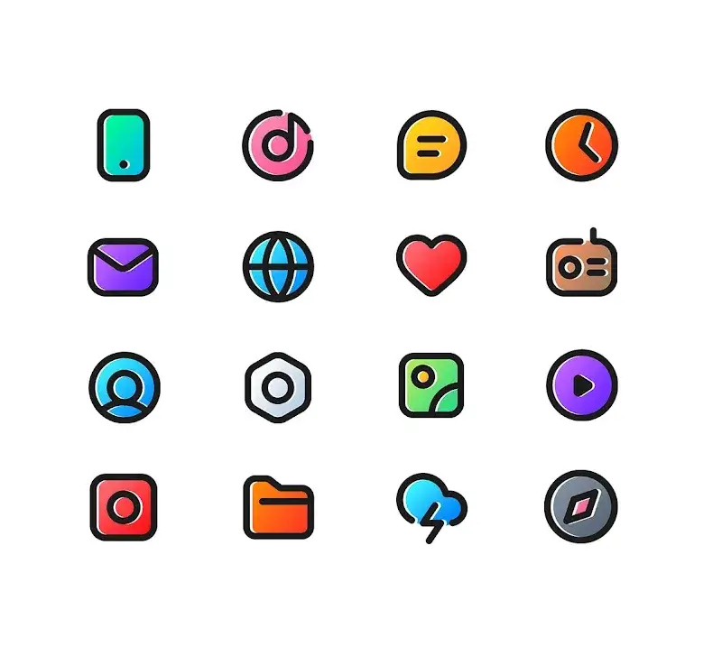 Doodle Iconpack Capture d'écran 2