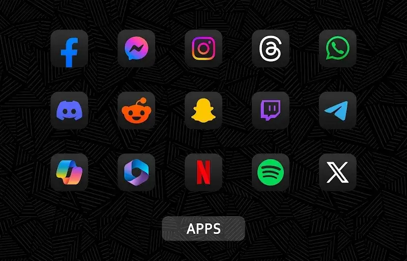 iDarkOS 18 - Icon Pack screenshot 4