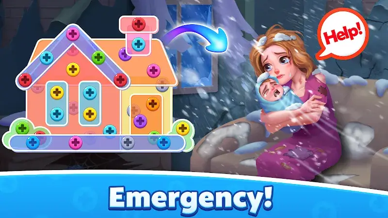 Tangkapan layar Screw Story: Nut & Bolt Puzzle 6