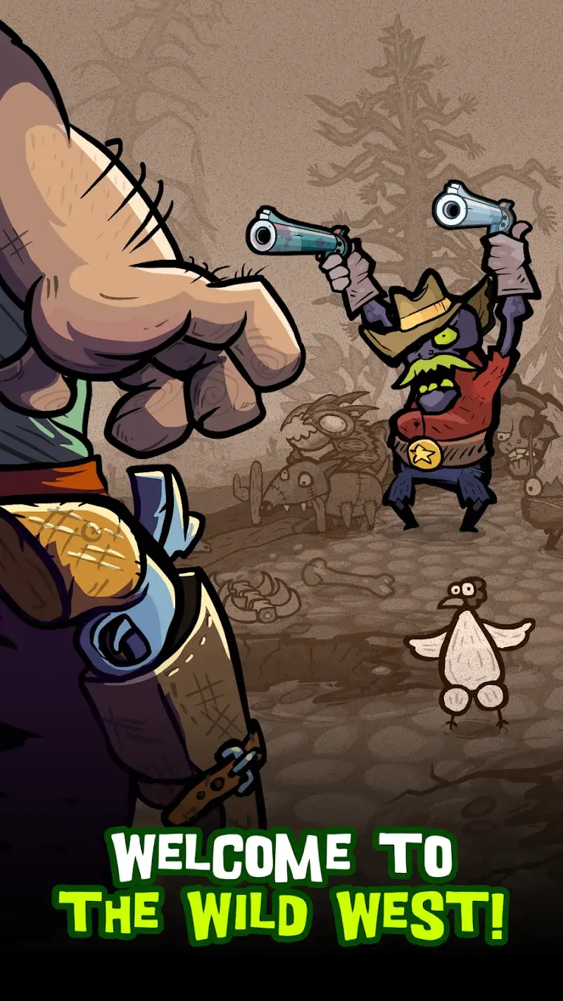 Captura de tela 1 de Wild Zombie West