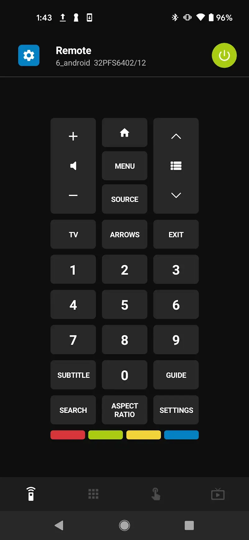 Captura de tela 1 de Remote for Philips TV