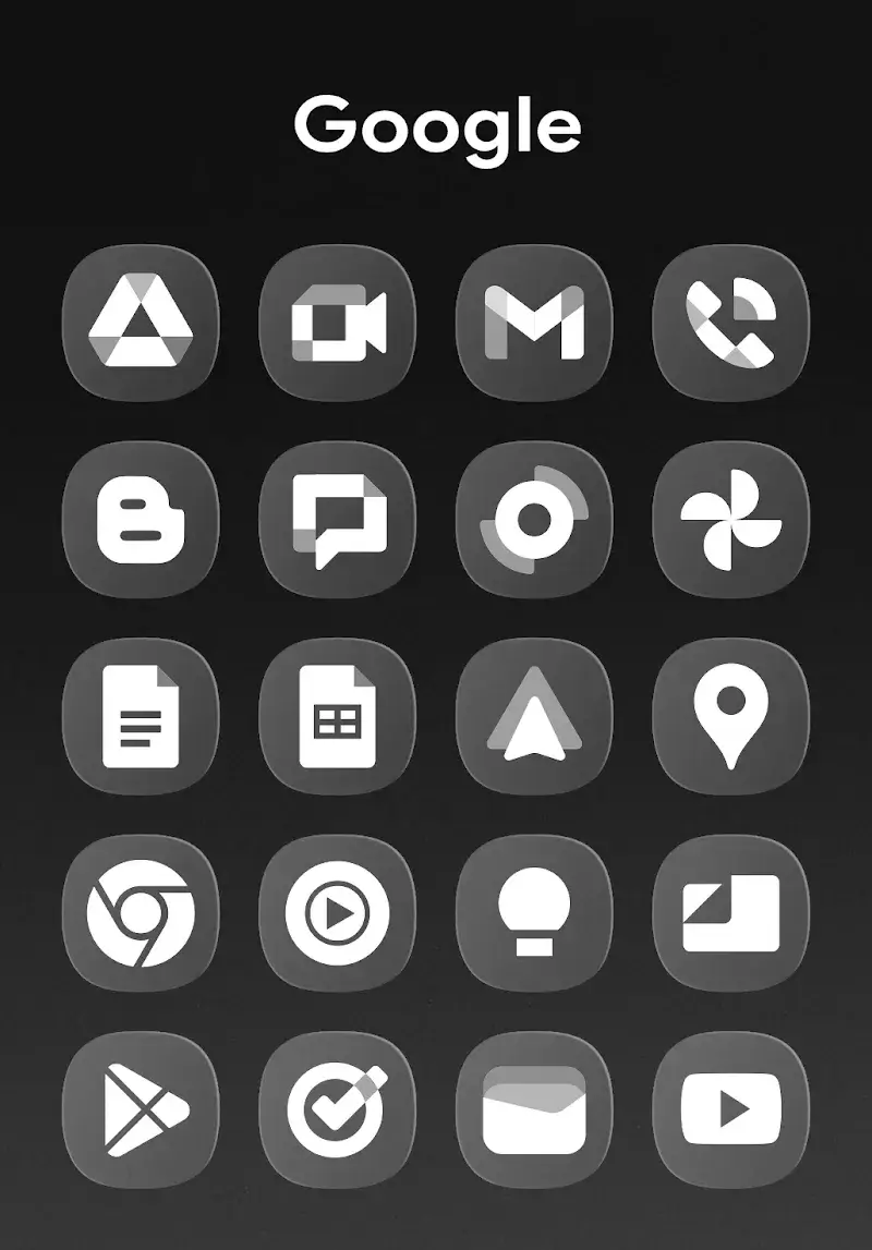OneGlass 7 Icon Pack Screenshot 2